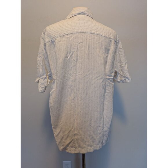 Tommy Bahama Ivory Medium Hawaiian Shirt Button Down Island Vacation - Picture 2 of 4